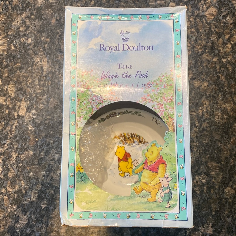Royal doulton Winnie the Pooh mug and bowl
